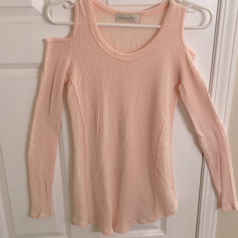 Allison Joy Cold Shoulder Thermal Top